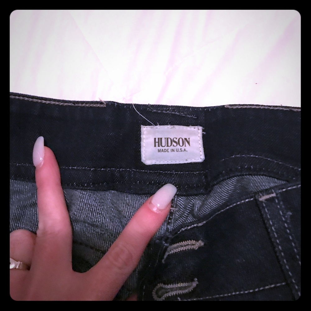Hudson signature flap pocket jeans