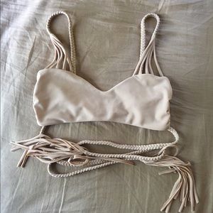 Acacia swimwear Samoa top in naked