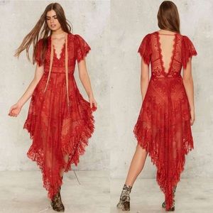 Nastygal Stuck in the Midi with You Dress