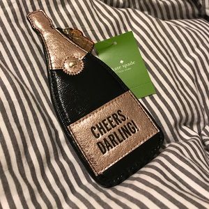 NWT Kate spade champagne coin purse