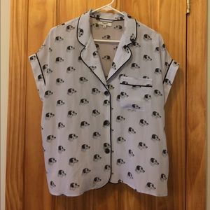 ⭐️Madewell Silk PJ Top⭐️