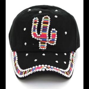 NEW Serape Cactus Blingy Cap