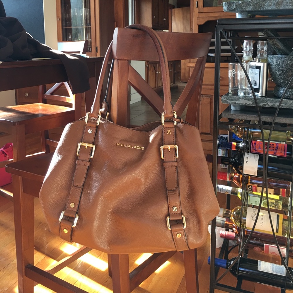 Gently Used Tan Michael Kors Satchel