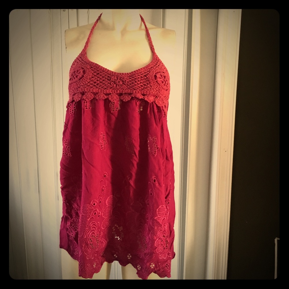 Crochet halter top
