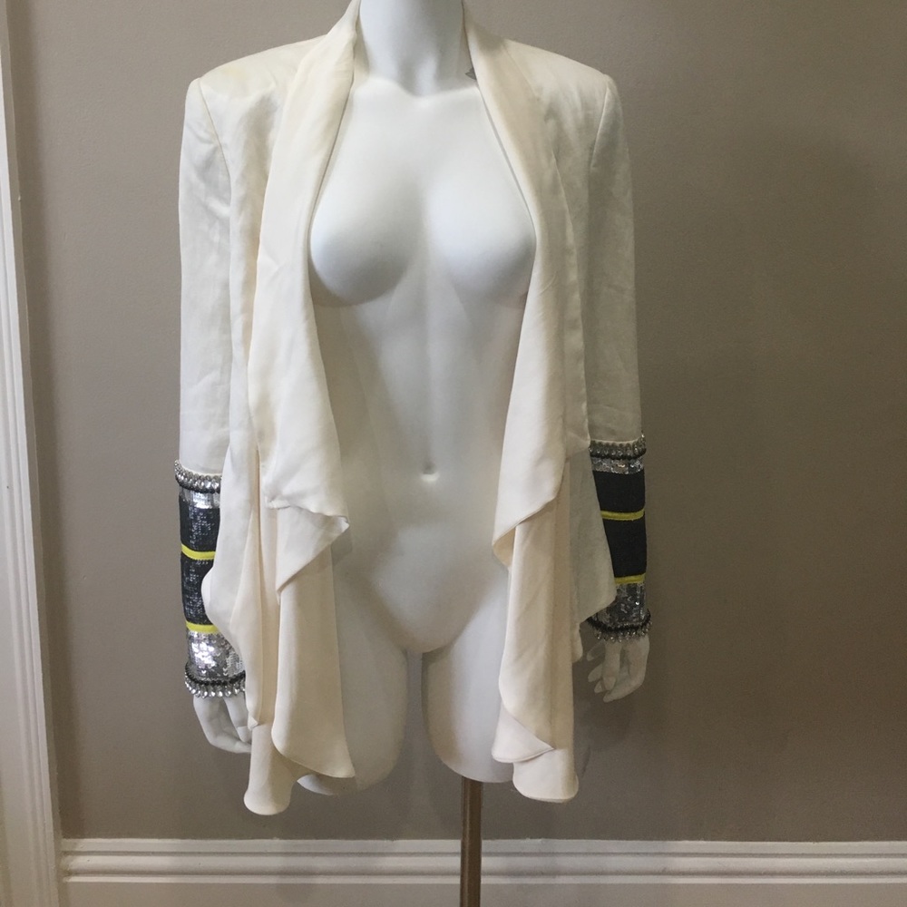 Sass & Bide jacket with embellished sleeves