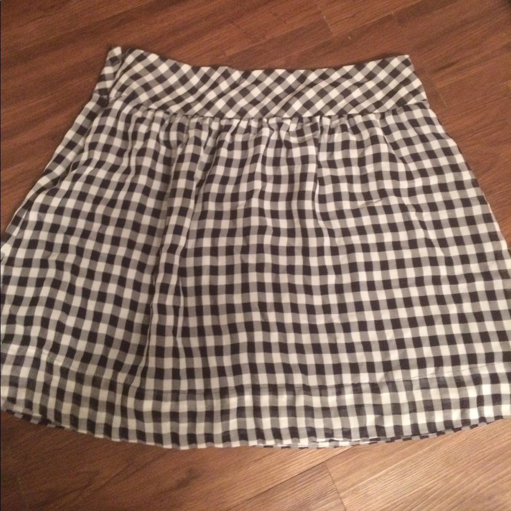 Checkered Mini Skirt
