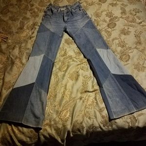 Vintage wrangler bell bottom jeans
