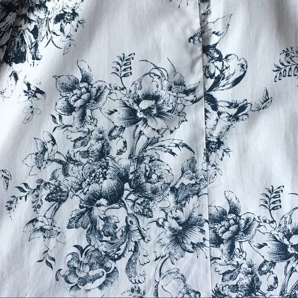 JESSICA HOWARD Navy Cream Floral DRESS 12P - Picture 5 of 7