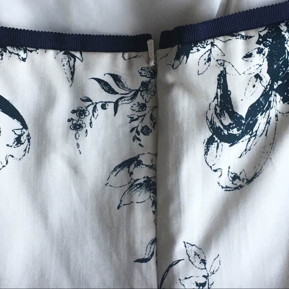 JESSICA HOWARD Navy Cream Floral DRESS 12P - Picture 6 of 7