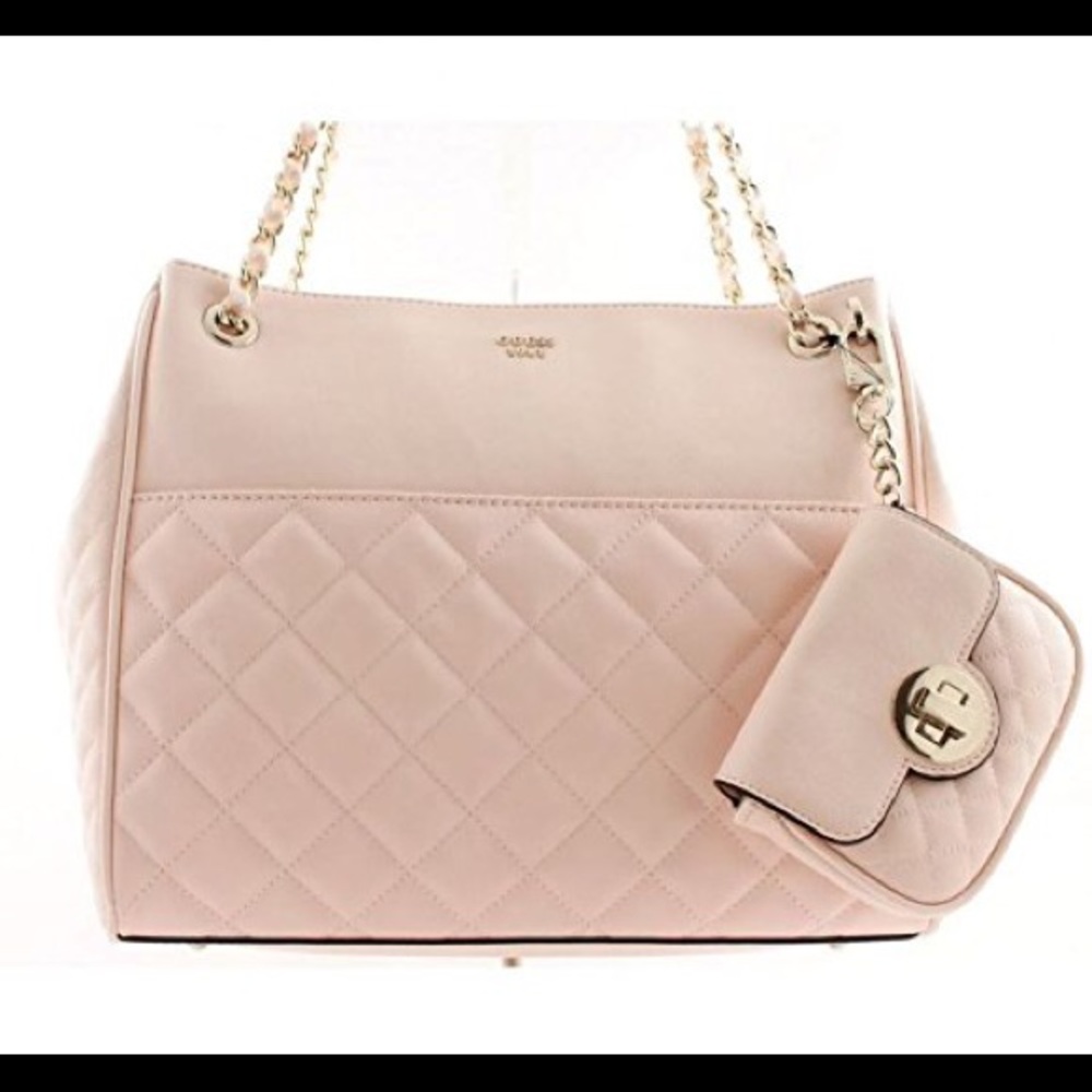 GUESS Wilson Quilted Shopper Tote