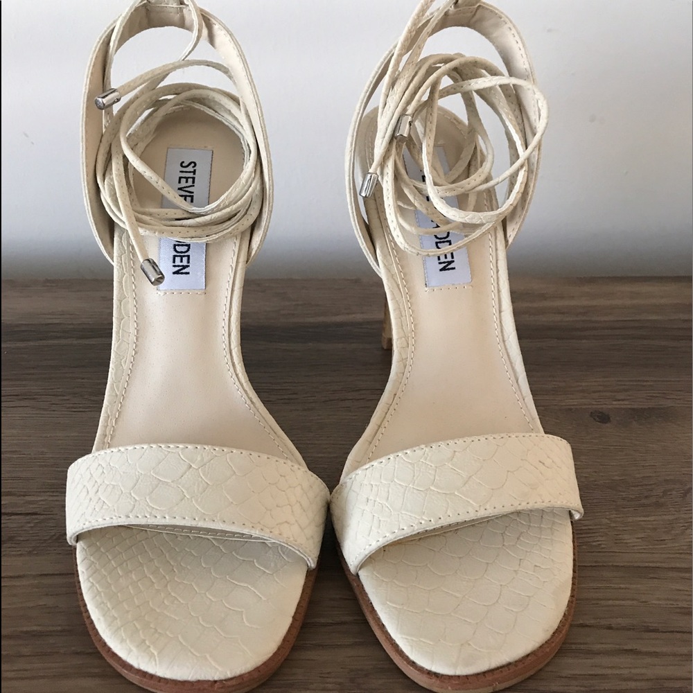 Steve Madden ankle tie heels