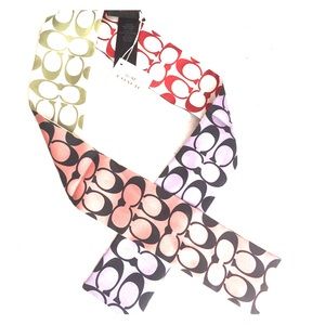 NWT COACH silk Hair band