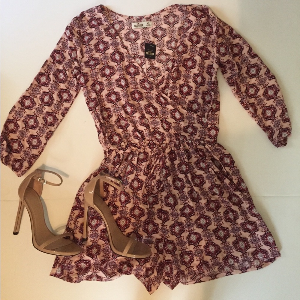 XS Hollister pink romper.