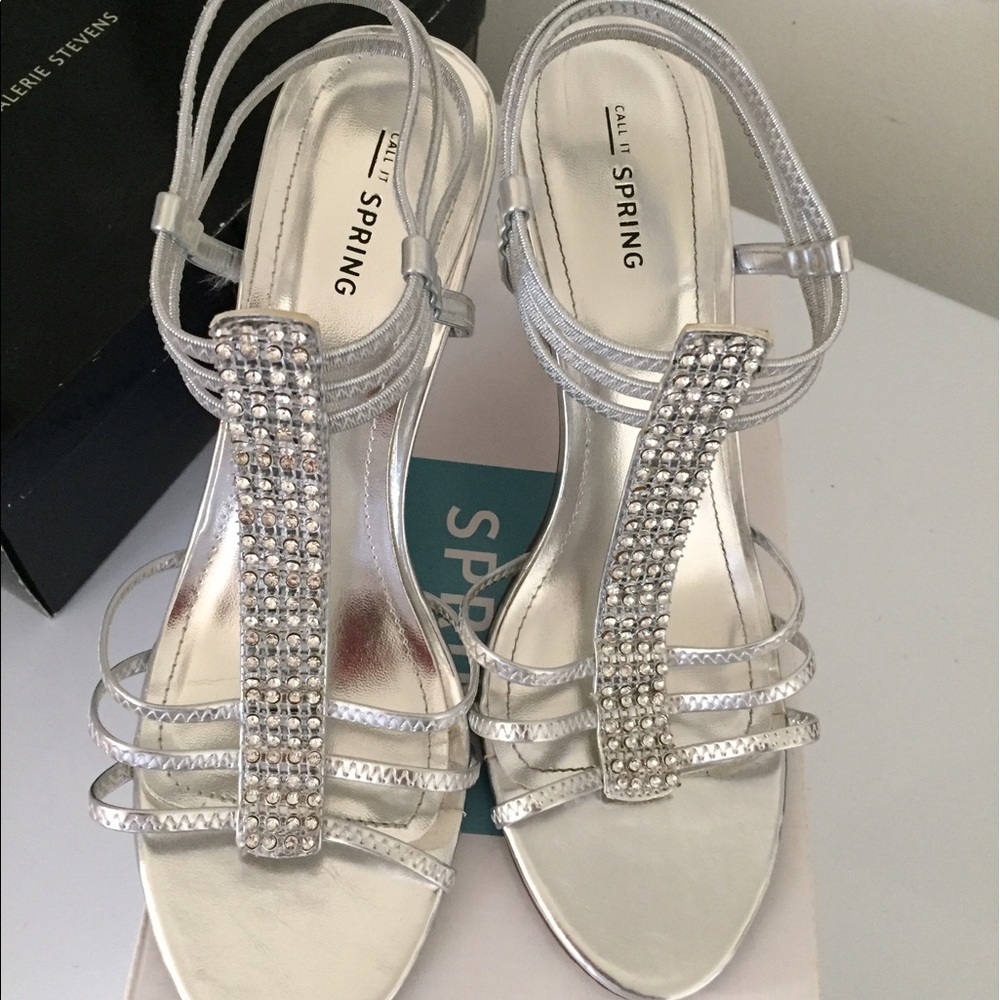 Call it Spring Silver shoes