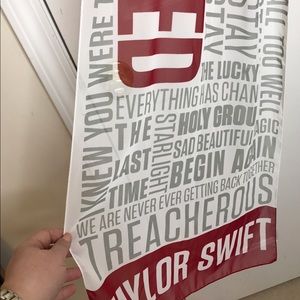Taylor Swift Red Concert Silk Scarf