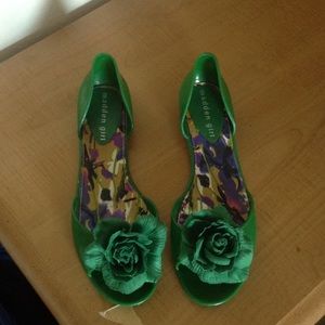 GREEN JELLY SANDALS