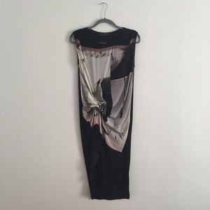 All Saints Paradiso Riviera Silk Printed Dress