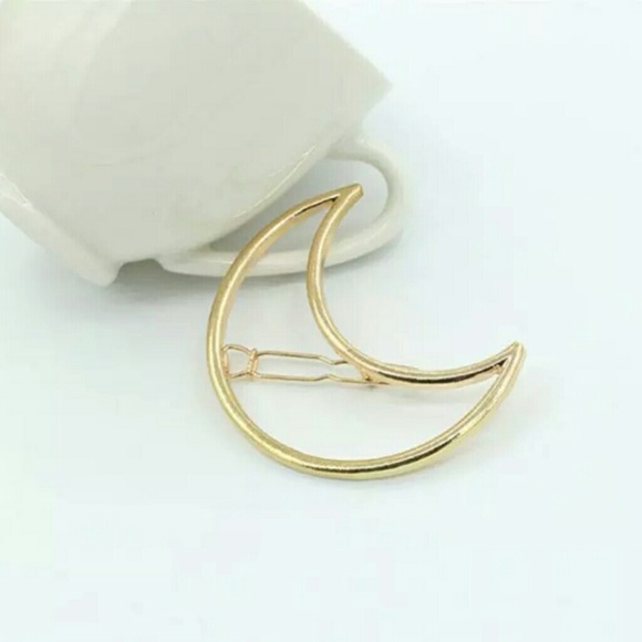 Last one! Moon Hair Clip (Gold) - Picture 2 of 3