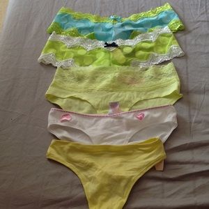 "Summer" set of Victoria's Secret panties