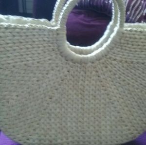 Talbots Rattan/Straw Tote