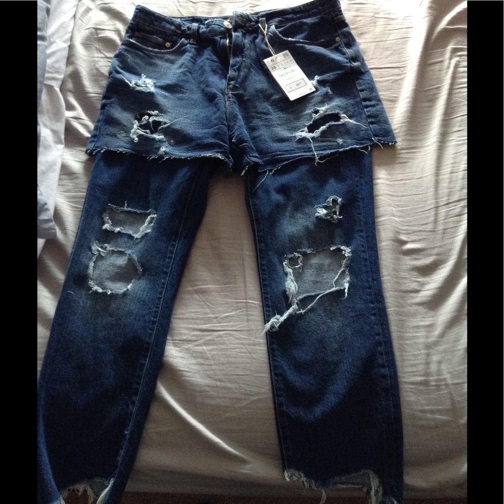 Zara Denim "shorts-jeans"