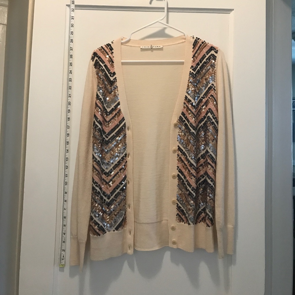 Trina Turk ✨SEQUIN✨ cardigan