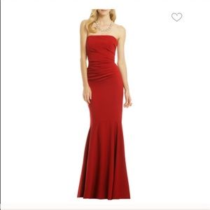 Badgley Mischka Beauty in a Bottle - Red Gown NEW