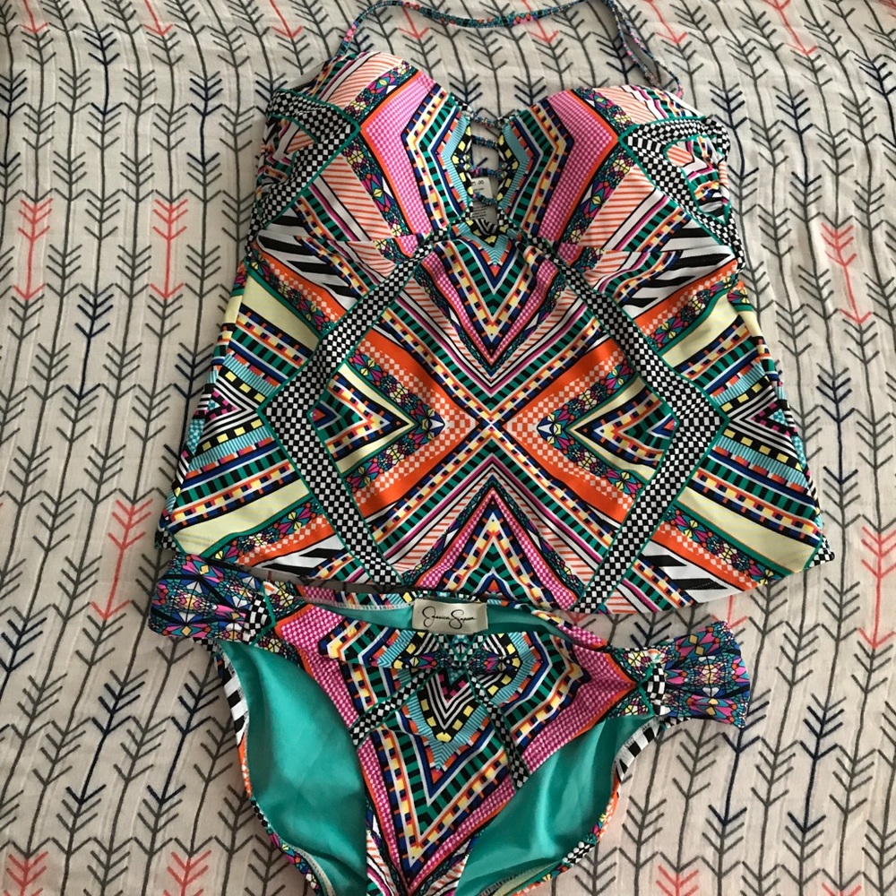 Jessica Simpson Tankini Set
