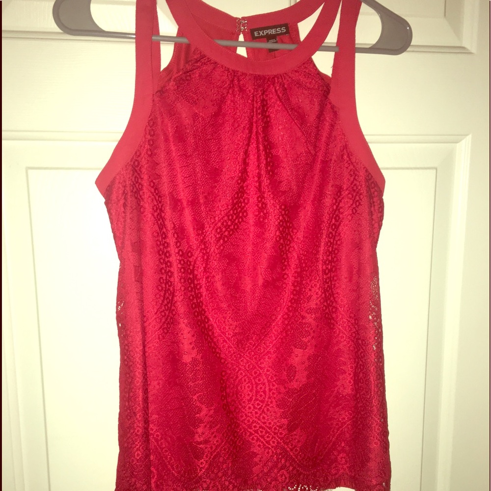 Red Lace Express Shirt