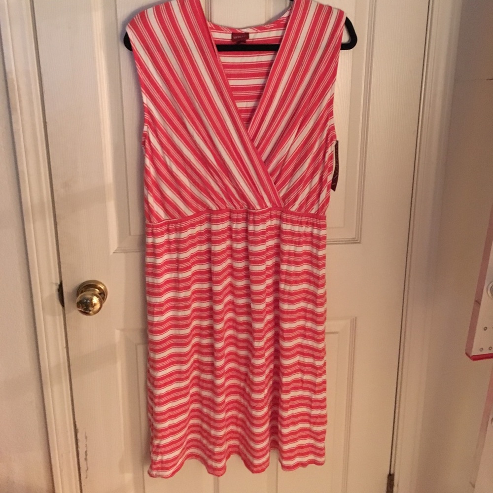 Merona stripe sleeveless dress size XL NWT