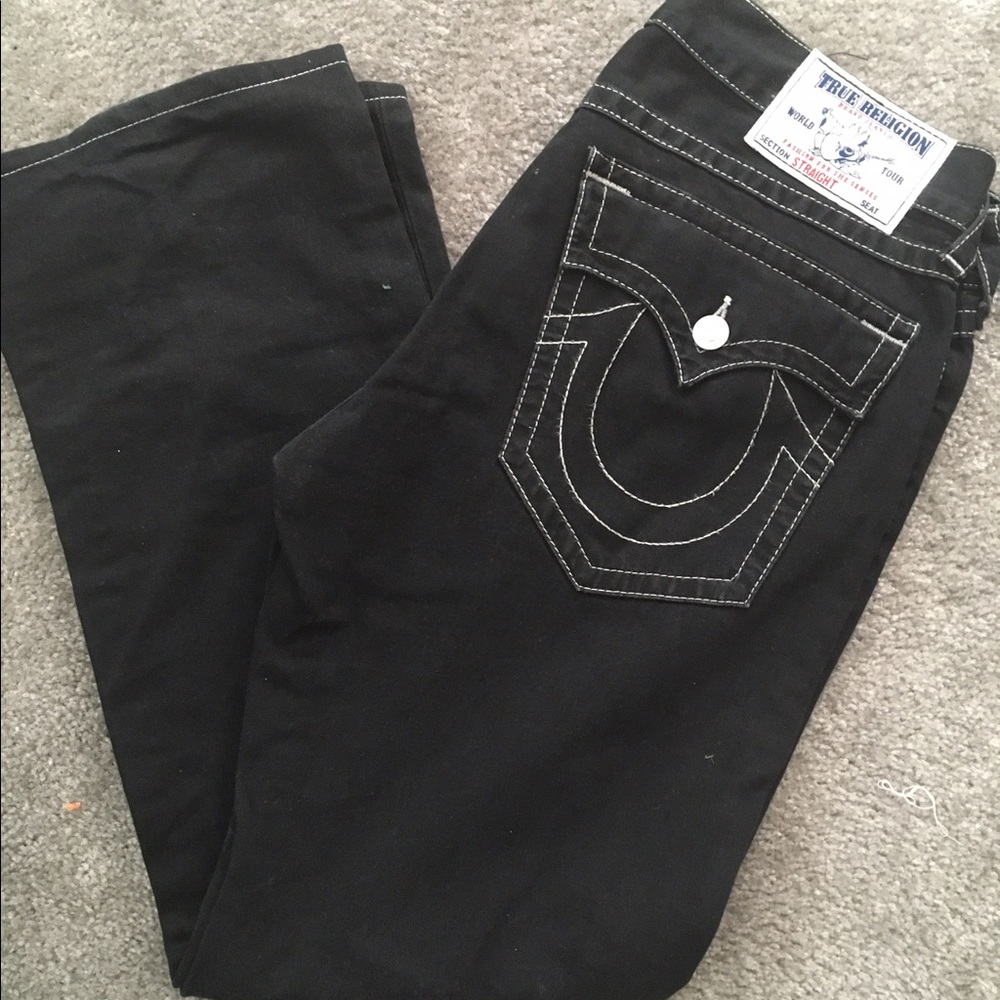 True Religion Jeans-Black- 34W