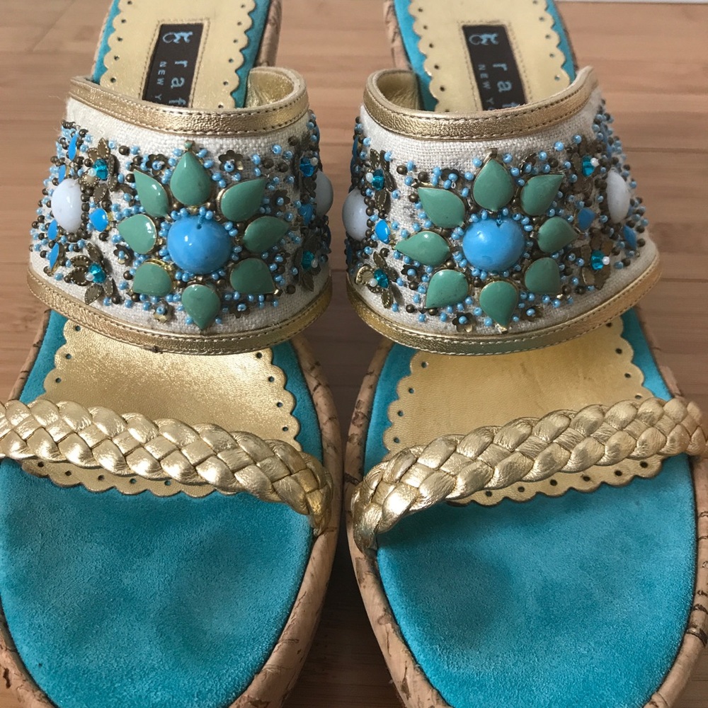 Rafe New York embellished wedge