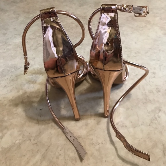 Size 5.5 rose gold heels - Picture 6 of 6
