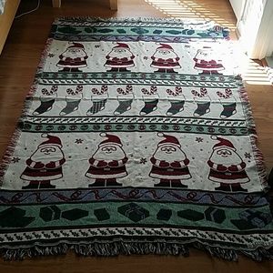 Christmas themed throw blanket