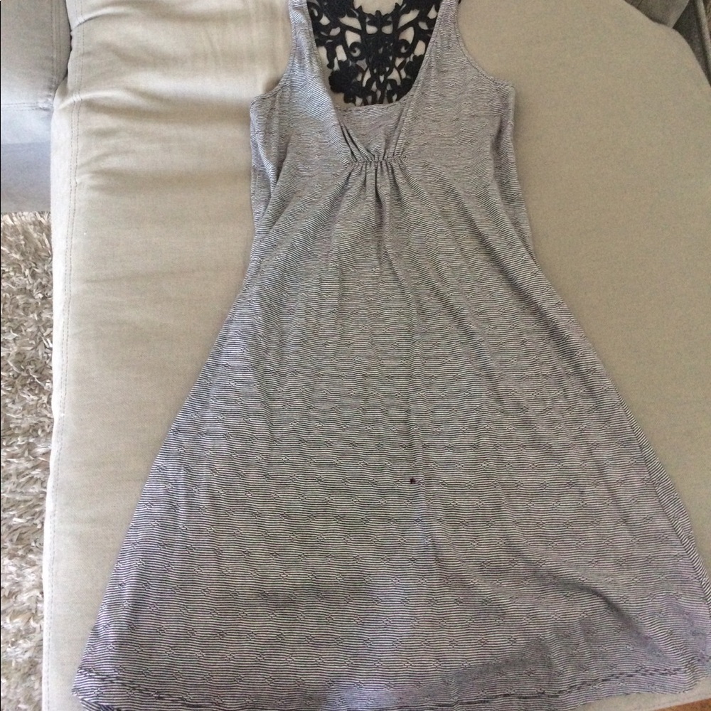 Element Black and white striped summer dress