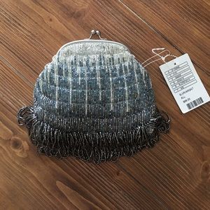 Anthropologie sequined cocktail bag