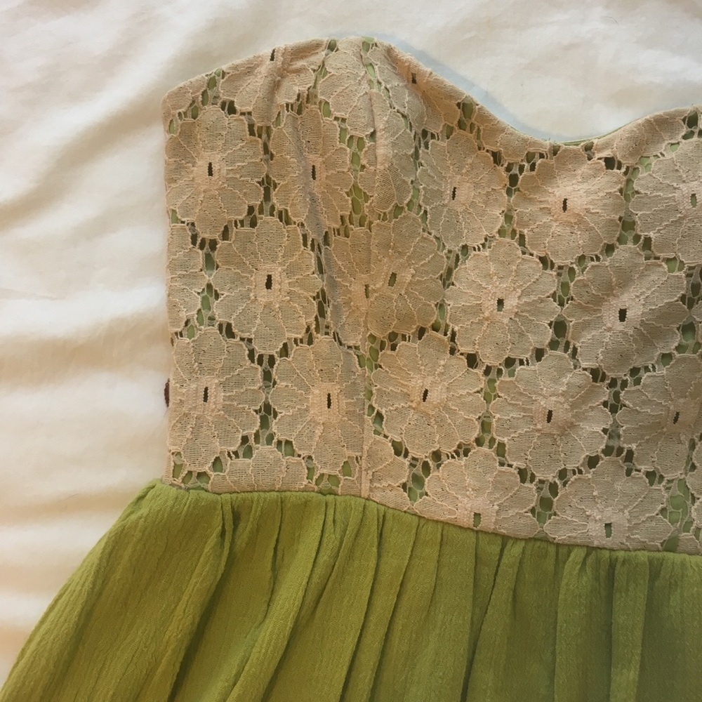 Summer strapless dress