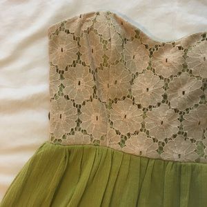 Summer strapless dress