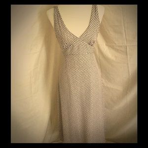 JCrew Classic geo silk dress 8