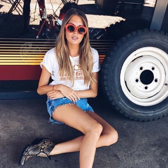 📸"Retro Babe" Round Oval Aviator Sunglasses - Picture 7 of 7