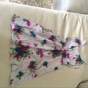 Stunning gray light summer dress