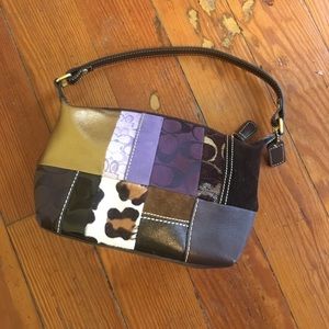 Coach patchwork mini bag