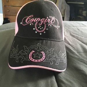 Cowgirl up baseball cap