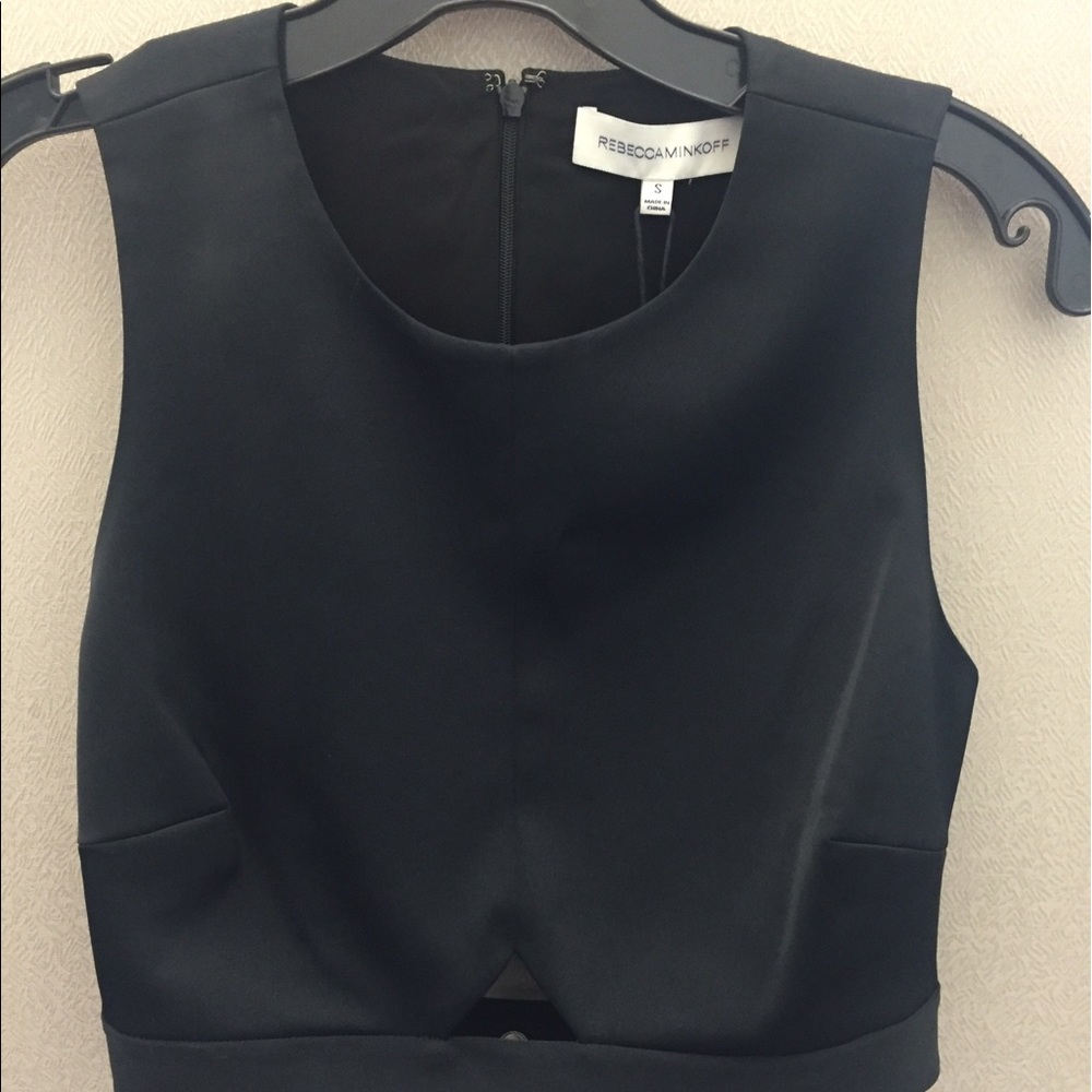 Rebecca Minkoff Open Back Crop Top