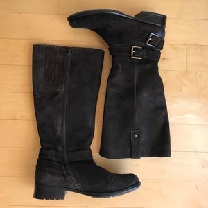 Clarks | "Plaza Steer" Tall Suede Boot