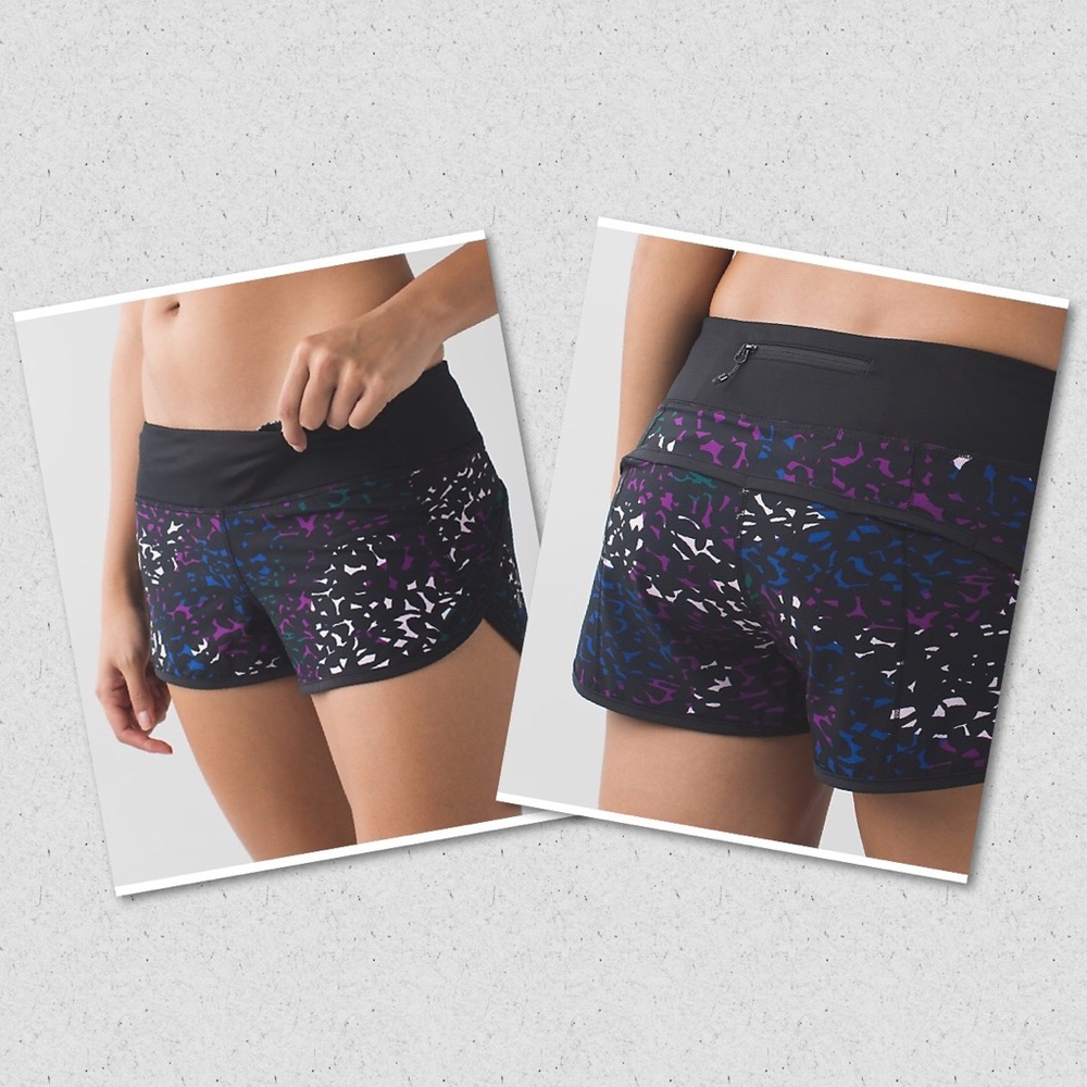 💥ISO 💥 Lululemon Speed Short Shadow Wrap  Size 6
