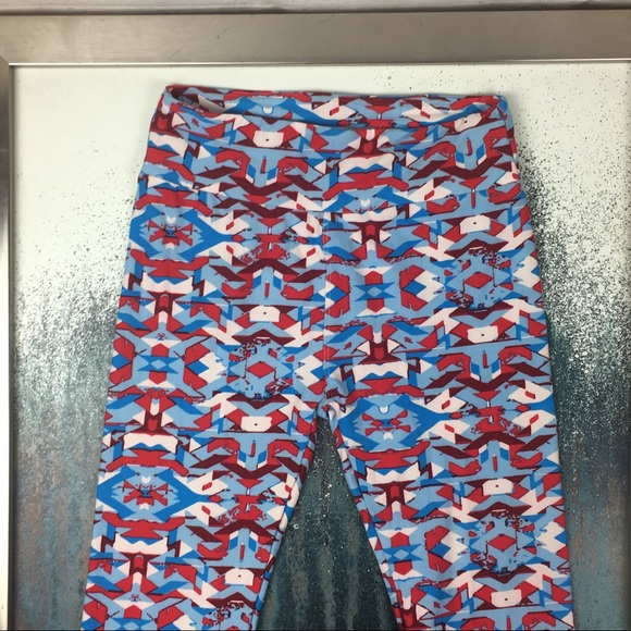 Lularoe one size leggings 2016 Americana rare - Picture 3 of 4