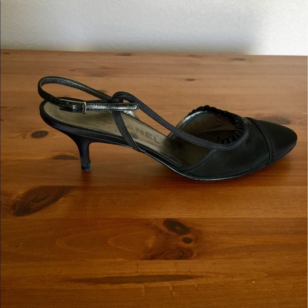 Vintage Chanel Sling-back Heels