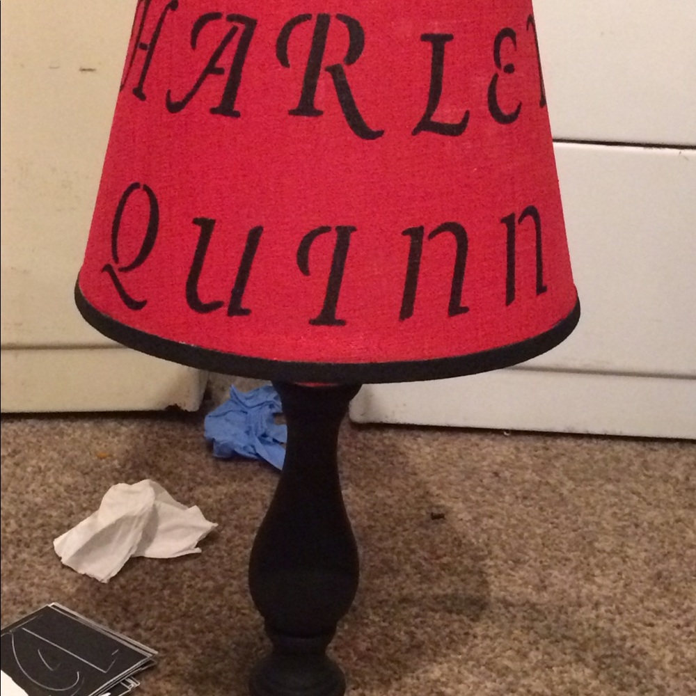 Homemade Harley Quinn lamp
