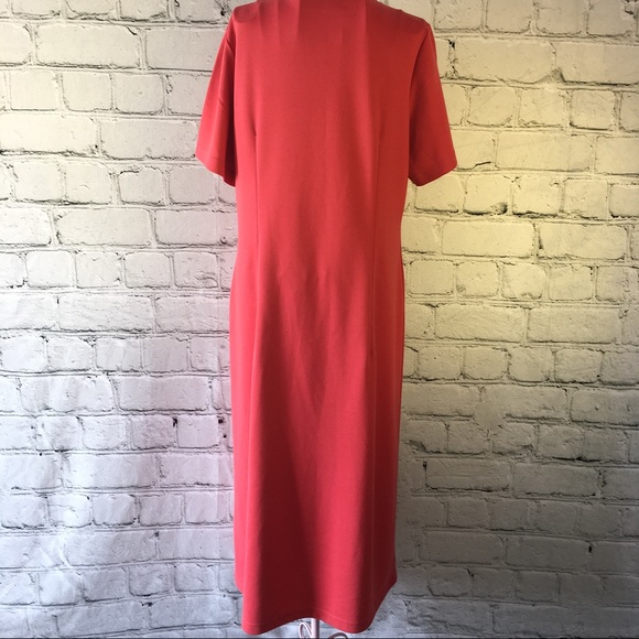 Appleseed's Dresses Appleseeds Dress Medium Coral Midi Vintage